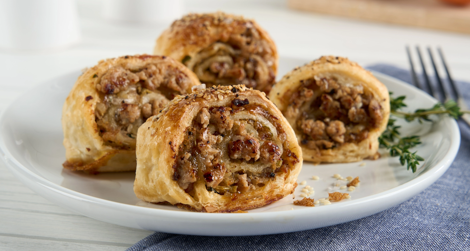 Caramelized Apple Sausage Roll